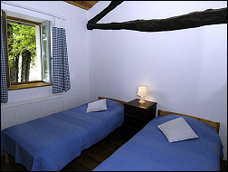 Marronniers blue bedroom